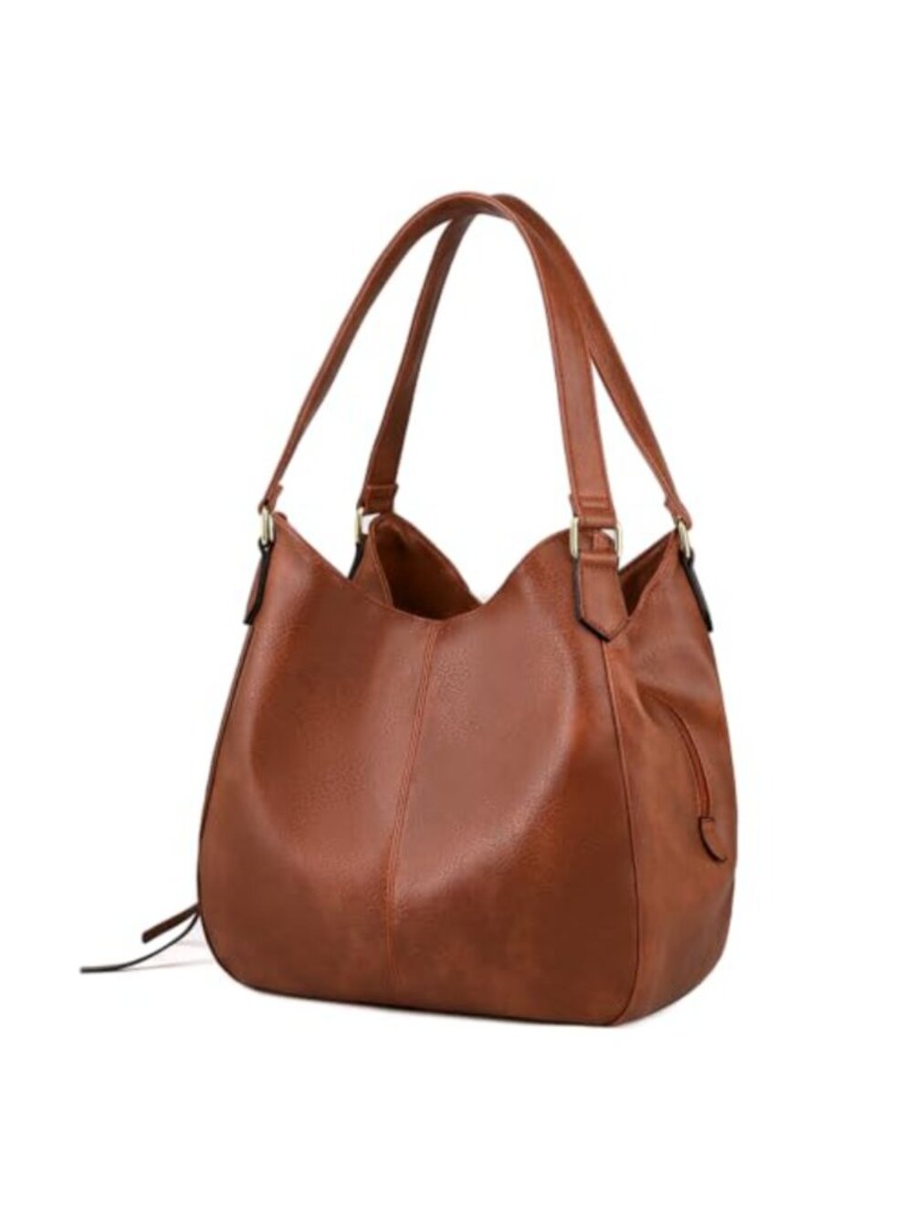 Multi-Pocket Shoulder Bag Cotton Canvas Handbag Tote Purse